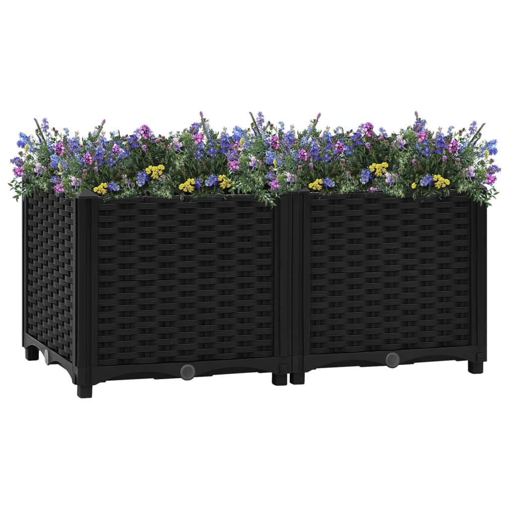Vidaxl verhoogd bed 80x40x38 cm polypropyleen