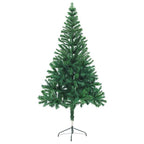 VidaXL Kunstkerstboom met verlichting en kerstballen 380 takken 150 cm