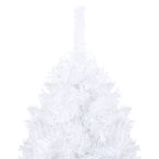 VidaXL Kunstkerstboom met verlichting en kerstballen 240 cm wit