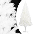 VidaXL Kunstkerstboom met verlichting en kerstballen 150 cm PVC wit