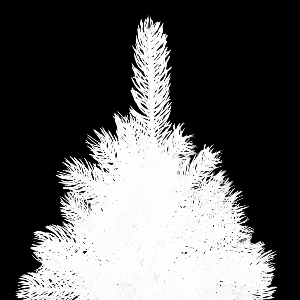 VidaXL Kunstkerstboom met verlichting en kerstballen 240 cm wit