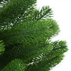 Vidaxl kunstkerstboom met verlichting en kerstballen 150 cm groen