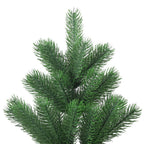 VidaXL Kunstkerstboom Nordmann met LED's en kerstballen 180 cm groen
