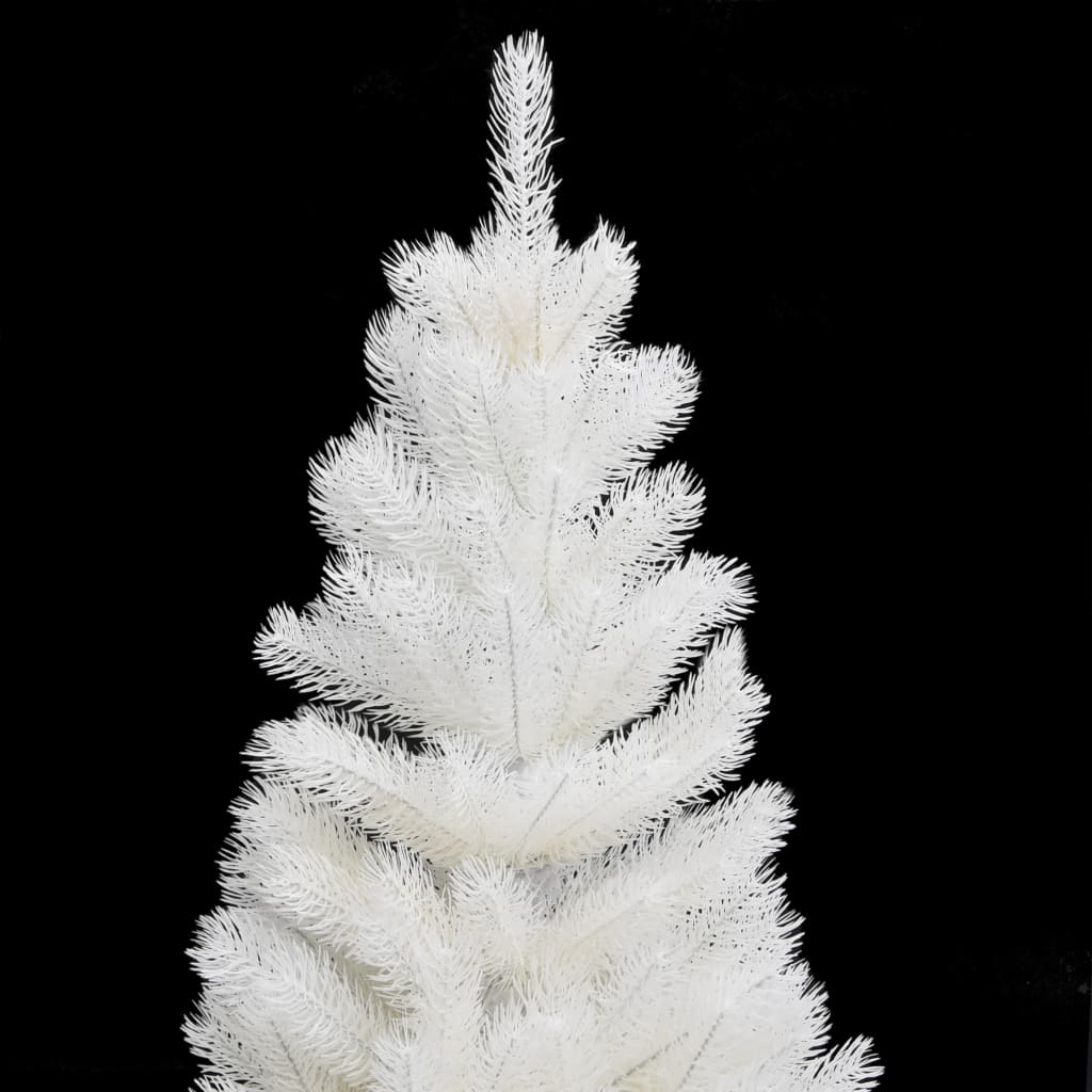 VidaXL Kunstkerstboom met verlichting en kerstballen 90 cm wit