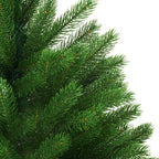 VidaXL Kunstkerstboom met verlichting en kerstballen 120 cm groen