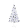 VidaXL Kunstkerstboom met verlichting en kerstballen 910 takken 210 cm
