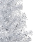 VidaXL Kunstkerstboom met verlichting en kerstballen 180 cm PET zilver