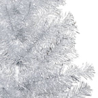 VidaXL Kunstkerstboom met verlichting en kerstballen 240 cm PET zilver