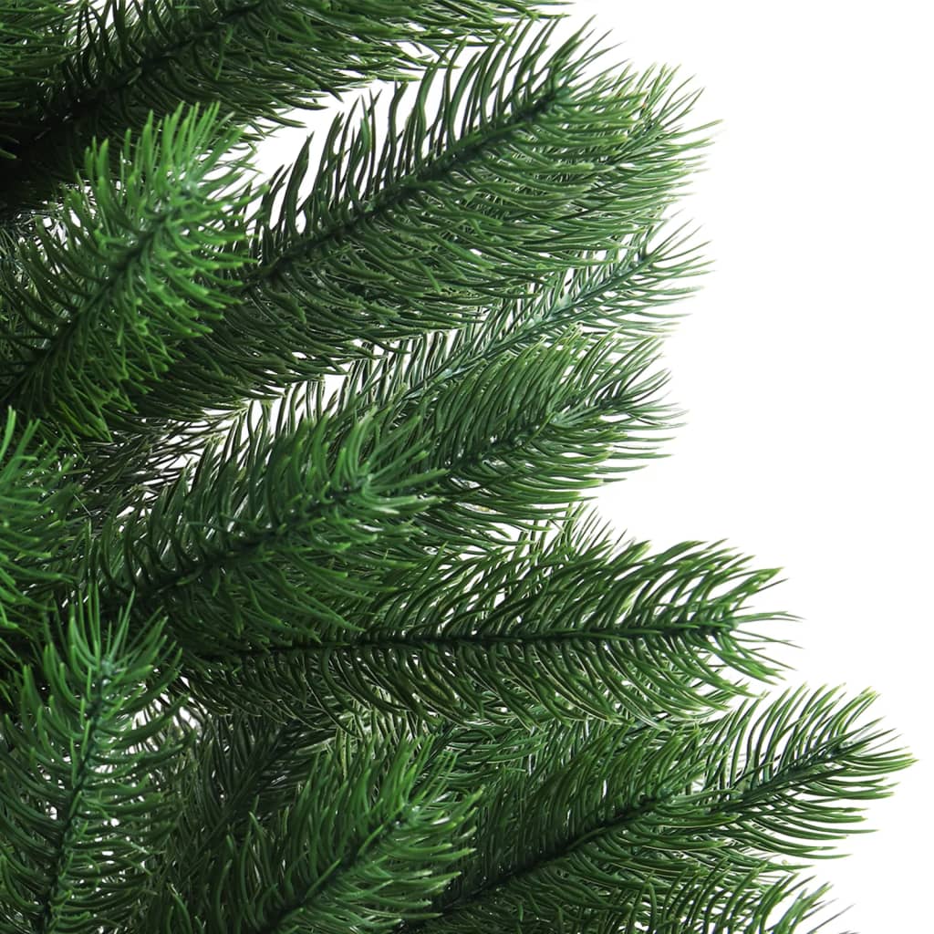 VidaXL Kunstkerstboom met verlichting en kerstballen 65 cm groen