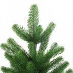 VidaXL Kunstkerstboom met verlichting en kerstballen 210 cm groen