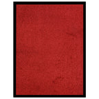 Vidaxl deurmat 60x80 cm rood