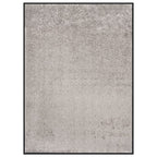 Vidaxl deurmat 60x80 cm grijs