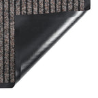 Vidaxl deurmat 80x120 cm gestreept beige