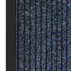Vidaxl deurmat 40x60 cm gestreept blauw