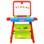 Vidaxl leerbord voor kinderen easel and learning 3-in-1