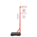 Vidaxl basketbalset draagbaar verstelbaar 200-236 cm
