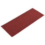 Vidaxl trapmatten zelfklevend 15 stuks 60x25 cm bordeaux rood rechthoekig