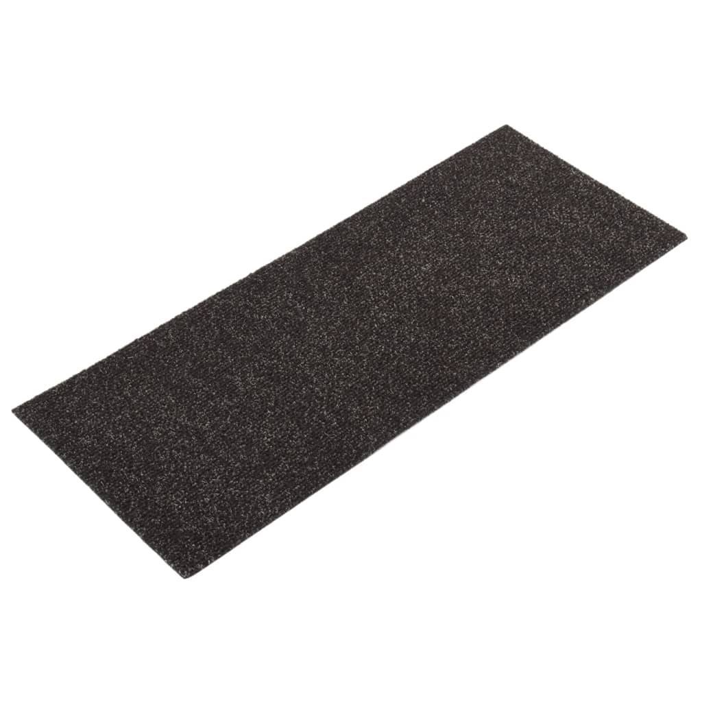 Vidaxl trapmatten zelfklevend 15 stuks 60x25 cm bruin rechthoekig