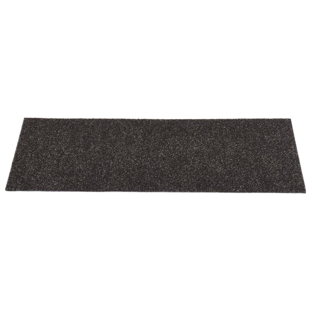 Vidaxl trapmatten zelfklevend 15 stuks 60x25 cm bruin rechthoekig