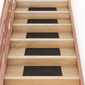 Vidaxl trapmatten zelfklevend 15 stuks 60x25 cm bruin rechthoekig