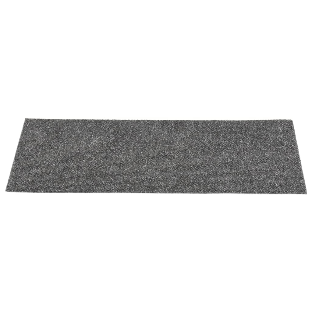 Vidaxl trapmatten zelfklevend 15 stuks 60x25 cm antraciet rechthoekig