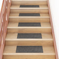 Vidaxl trapmatten zelfklevend 15 stuks 60x25 cm antraciet rechthoekig