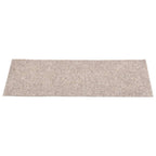 Vidaxl trapmatten zelfklevend 15 stuks 60x25 cm beige rechthoekig