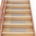 Vidaxl trapmatten zelfklevend 15 stuks 60x25 cm beige rechthoekig