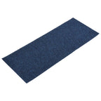 Vidaxl trapmatten zelfklevend 15 stuks 60x25 cm marineblauw rechthoekig