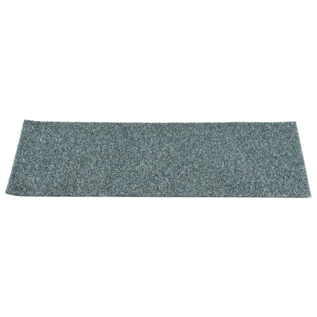 Vidaxl trapmatten zelfklevend 15 stuks 60x25 cm groen rechthoekig