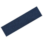 Vidaxl trapmatten zelfklevend 15 stuks 76x20 cm rechthoekig marineblauw
