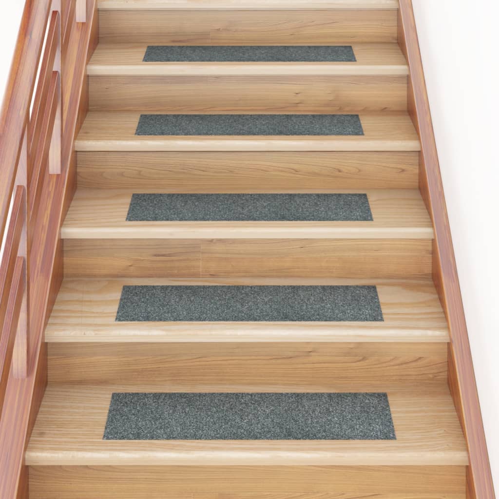 Vidaxl trapmatten zelfklevend 15 stuks 76x20 cm groen rechthoekig