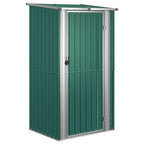 Vidaxl tuinhuis groen 118,5x97x209,5 cm gegalvaniseerd staal