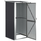 Vidaxl tuinschuur 118,5x97x209,5 cm gegalvaniseerd staal antraciet
