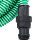 Vidaxl zuigslang met pvc koppelingen 1,1'' 7 m pvc groen