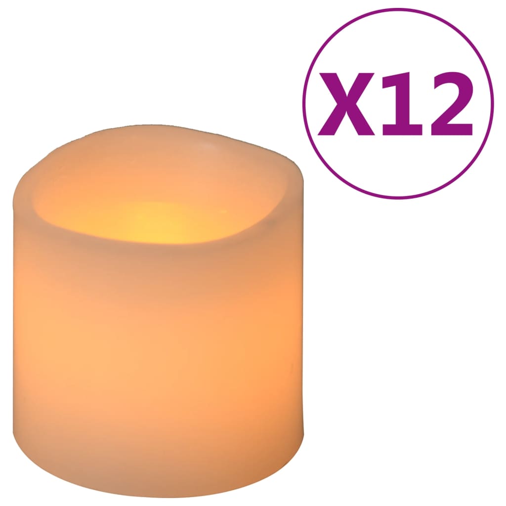 VidaXL Kaarsen 12 st LED warmwit