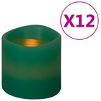 Vidaxl kaarsen 12 st led warmwit