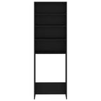 Vidaxl wasmachinekast 64x24x190 cm zwart
