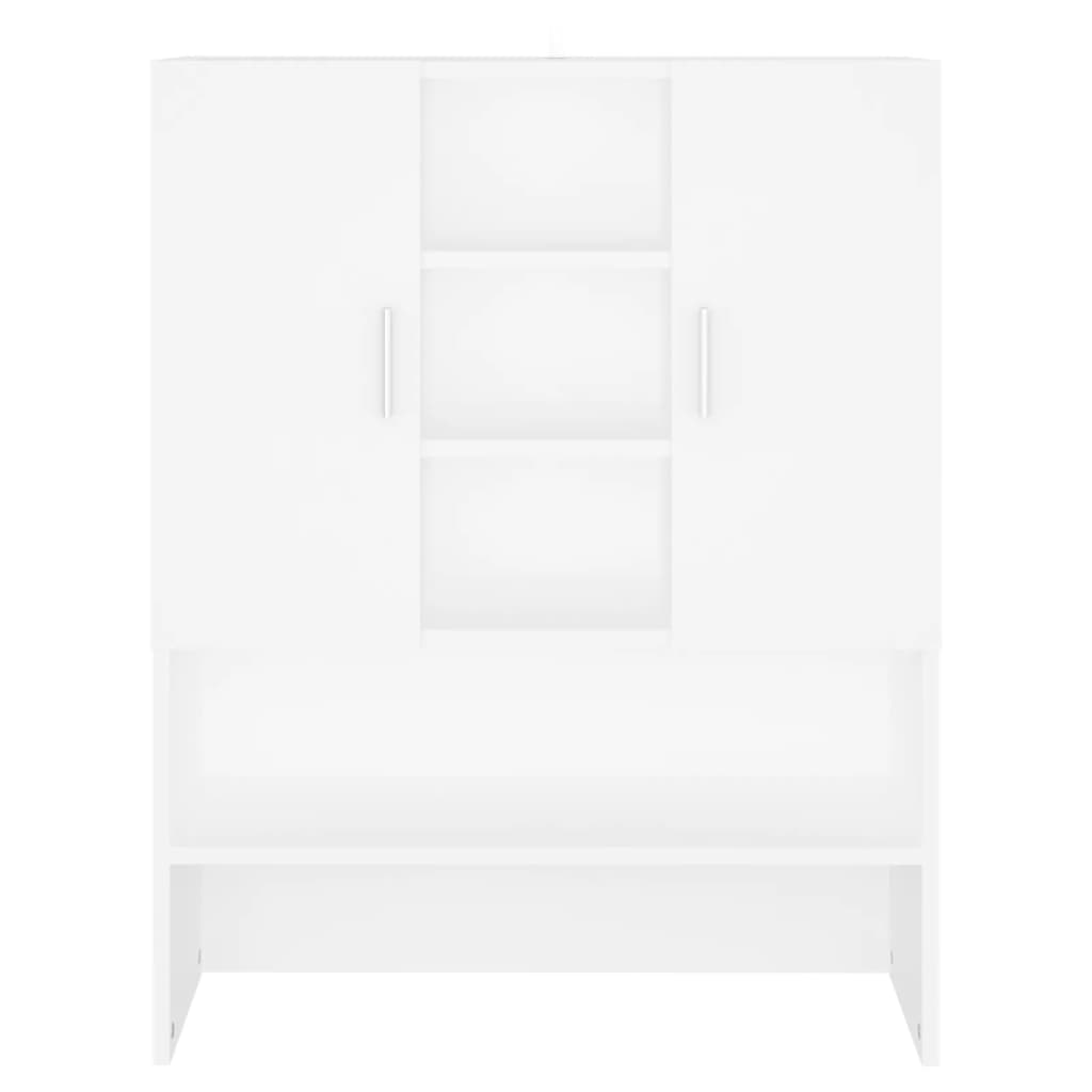 Vidaxl wasmachinekast 70,5x25,5x90 cm wit