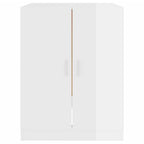 Vidaxl wasmachinekast 71x71,5x91,5 cm hoogglans wit