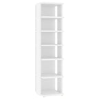 Vidaxl schoenenkast 27,5x27x102 cm bewerkt hout wit
