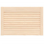 Vidaxl kastdeur met lamellen 39,5x59,4 cm massief grenenhout