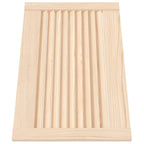 Vidaxl kastdeur met lamellen 39,5x59,4 cm massief grenenhout
