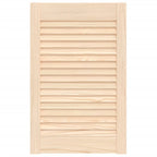 Vidaxl kastdeur met lamellen 61,5x39,4 cm massief grenenhout