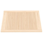 Vidaxl kastdeur met lamellen 69x49,4 cm massief grenenhout