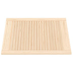 Vidaxl kastdeuren met lamellen 2 st 69x49,4 cm massief grenenhout