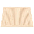 Vidaxl kastdeuren met lamellen 4 st 69x59,4 cm massief grenenhout