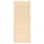 Vidaxl kastdeur met lamellen 99,3x39,4 cm massief grenenhout