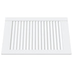 Vidaxl kastdeuren met lamellen 4 st 61,5x39,4 cm grenenhout wit