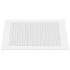 Vidaxl kastdeur met lamellen 69x39,4 cm massief grenenhout wit